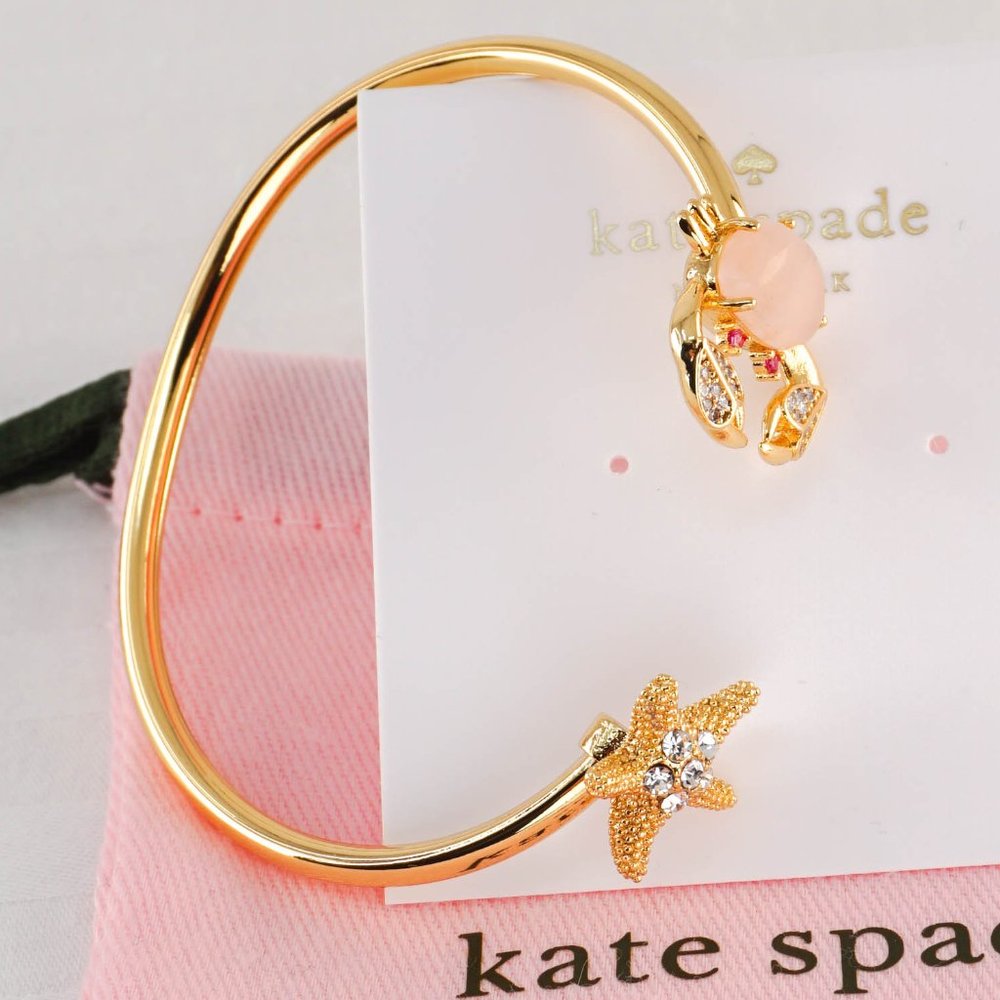 Kate Spade Seastar Crab Flex Cuff (with Dust Bag) NEW